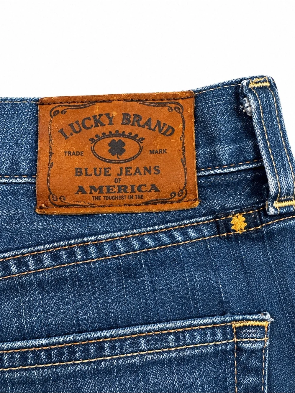Lucky Brand 181 Relaxed Straight Jeans Men’s Medium Wash 100% Cotton 34x32